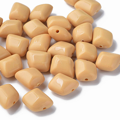 Opaque Acrylic Beads MACR-S373-15A-A13-1