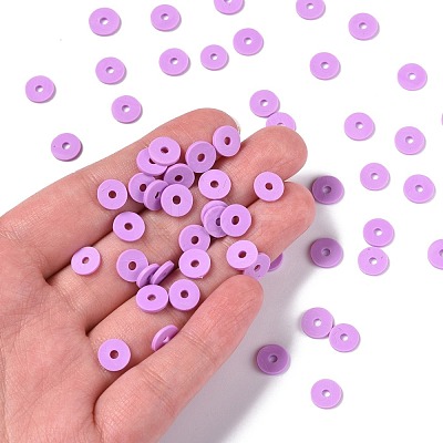 240G 24 Colors Handmade Polymer Clay Beads CLAY-JP0001-08-8mm-1