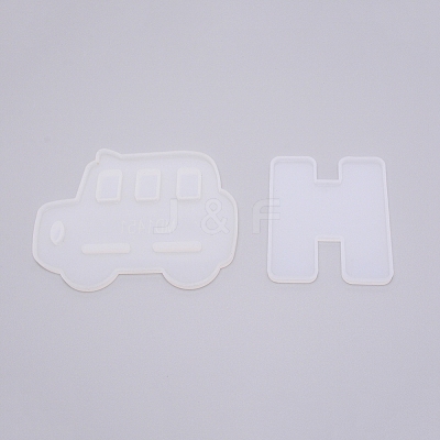 Bus Mobile Phone Holder  Silicone Molds DIY-TAC0007-93-1