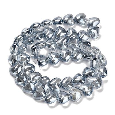 Electroplate Glass Beads Strands EGLA-B008-01A-PL01-1