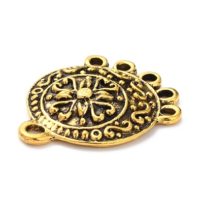 Tibetan Style Alloy Chandelier Components PALLOY-F213-03AG-1