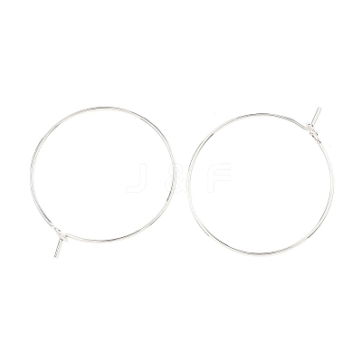 SHEGRACE Brass Hoop Earring Findings XGRPCH918-218P-1
