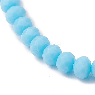 Glass & Lampwork Beaded Stretch Bracelets for Women BJEW-JB13226-1