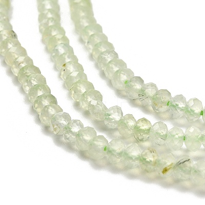 Natural Prehnite Beads Strands G-B107-D03-01-1