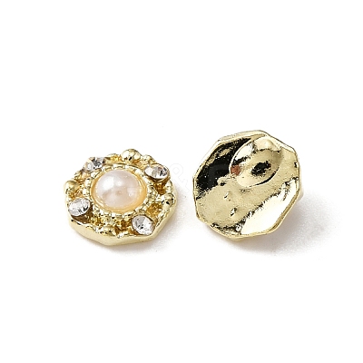 Alloy Rhinestone Cabochons MRMJ-WH0077-043L-1