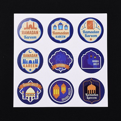 Lesser Bairam Theme Paper Stickers DIY-L063-A07-1