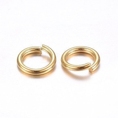 304 Stainless Steel Open Jump Rings STAS-O098-02G-18-1