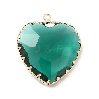 K9 Glass Pendants KK-E071-07KCG-1