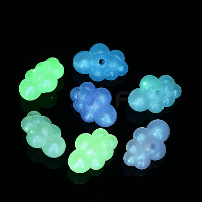 Transparent Acrylic Beads X-OACR-Z013-02B-1