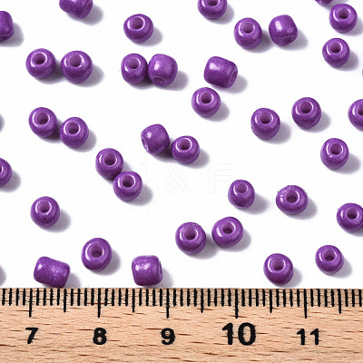 6/0 Glass Seed Beads SEED-S058-A-F454-1