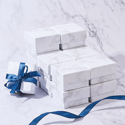 Paper Cardboard Jewelry Ring Boxes X1-CBOX-E012-05A-1