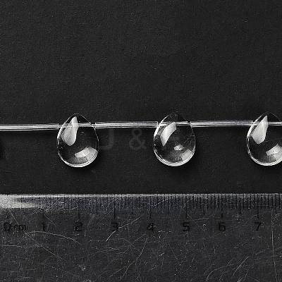 Transparent Glass Beads Strands G-P562-01-1