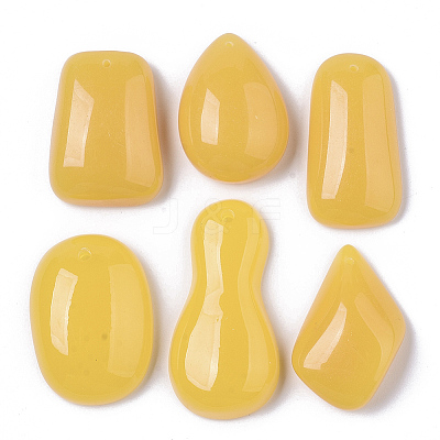 Resin Pendants RESI-S387-009-1