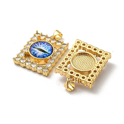 Real 18K Gold Plated Brass Pendants KK-L209-006G-02-1