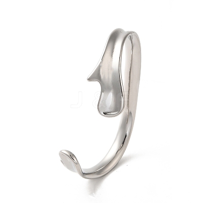 Non-Tarnish 316 Stainless Steel Cuff Bangles BJEW-C053-02P-1