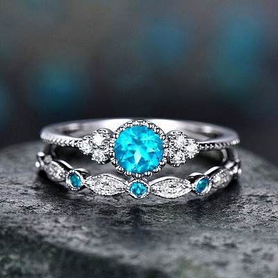 Alloy Micro Pave Cubic Zirconia Finger Rings for Women FS-WG2E042-24-1