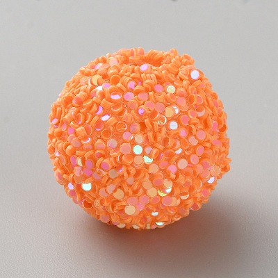 Opaque Acrylic Glitter Beads FIND-CJC0010-111A-05-1