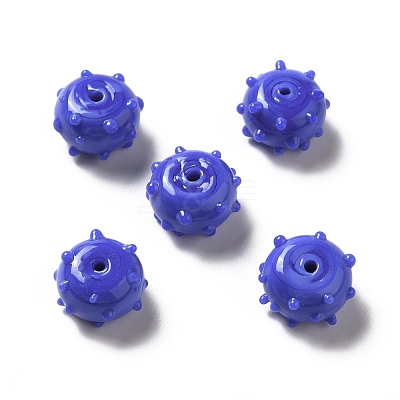 Handmade Bumpy Lampwork Beads LAMP-E023-06B-1