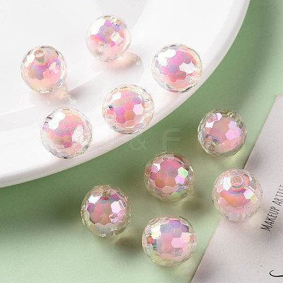 Transparent Acrylic Beads TACR-S152-14B-A01-1