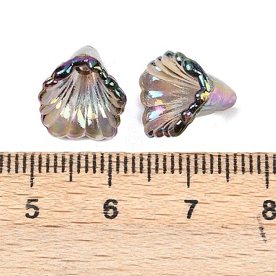 Transparent Acrylic Bead Caps OACR-G054-03I-1