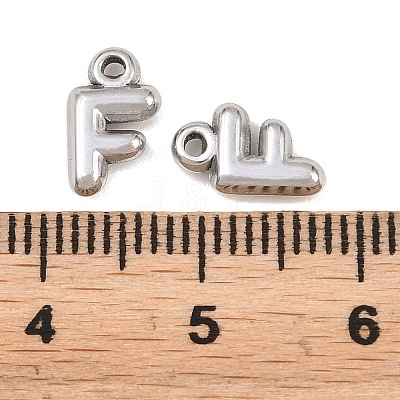 304 Stainless Steel Pendants STAS-S186-12F-P01-1