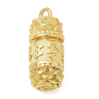 Brass Pendants KK-U050-12G-1