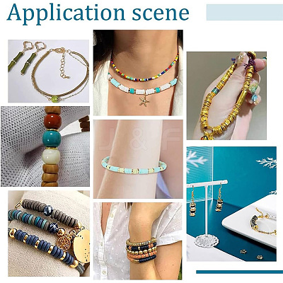 50PCS Brass Beads KK-PH0005-48-1