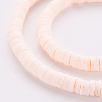 Handmade Polymer Clay Bead Strands CLAY-T002-6mm-41-1