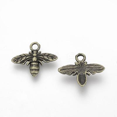 Tibetan Style Alloy Pendants TIBE-S307-11AB-1