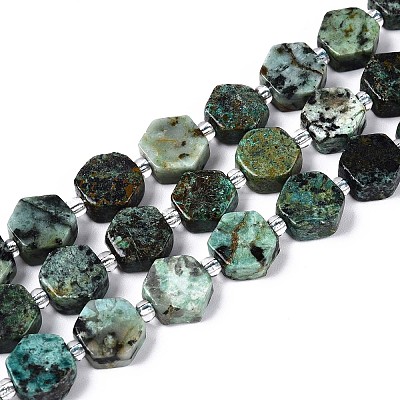 Natural African Turquoise(Jasper) Beads Strands G-P534-A26-02-1