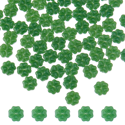 100Pcs Imitation Jade Glass Beads GLAA-HS0001-10A-1