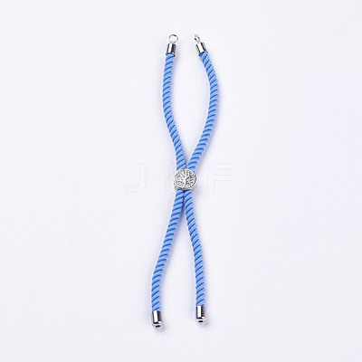 Nylon Twisted Cord Bracelet Making X-MAK-F018-03P-RS-1