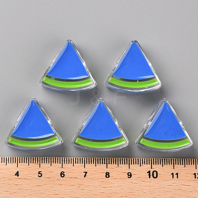 Transparent Enamel Acrylic Beads TACR-S155-001K-1