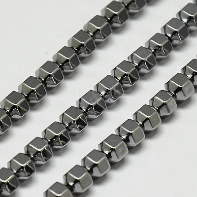 Electroplate Non-magnetic Synthetic Hematite Beads Strands G-I095-03-1