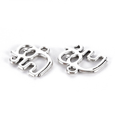 Tibetan Style Alloy Charms TIBE-S323-099AS-RS-1