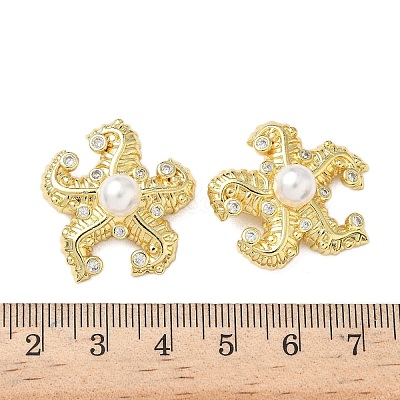 Brass Micro Pave Cubic Zirconia Pendants KK-L243-19G-1