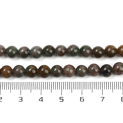 Natural Garnet Beads Strands G-H093-B04-6mm-1