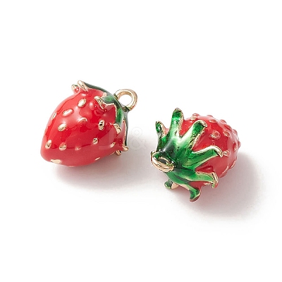 2Pcs Brass Enamel Charms KK-YW0001-79-1