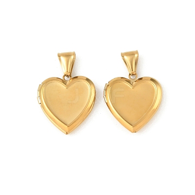 316 Stainless Steel Locket Pendants X-STAS-K321-26G-1