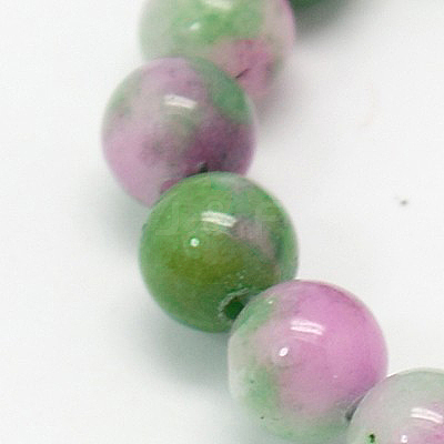 Jade Beads Strands G-D264-8mm-XH08-1