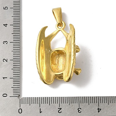 PVD Vacuum Plating 304 Stainless Steel Pendants STAS-B069-46G-03-1