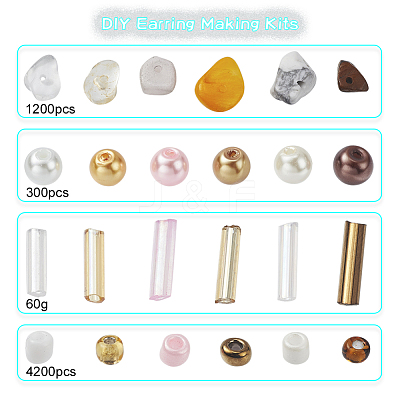 DIY Earring Making Kits DIY-YW0004-53-1