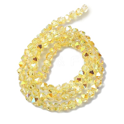 Electroplate Glass Beads X-EGLA-L018-B-AB06-1