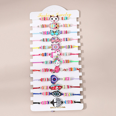 Alloy Resin Link Bracelets Sets FS-WGD67EB-02-1