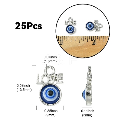 25Pcs Alloy Pendants FIND-CJ0001-50-1