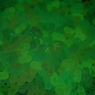 Luminous Transparent Acrylic Beads LACR-D009-01J-1