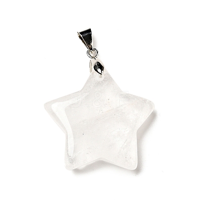 Natural Quartz Crystal Pendants G-I319-04P-06-1