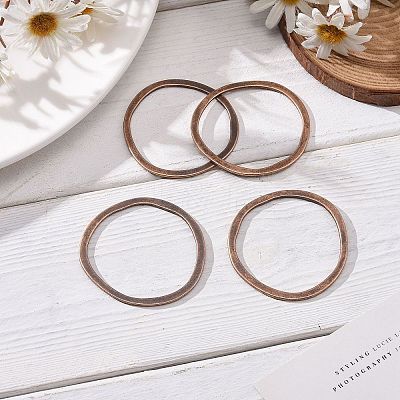 Tibetan Style Alloy Linking Rings EA13479Y-R-1
