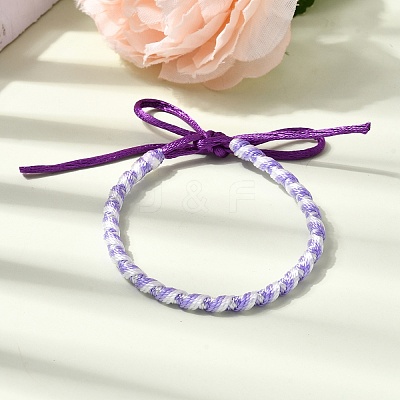 Adjustable Polyester Cord Braided Friendship Bracelets FB-CBA27E8-02C-1