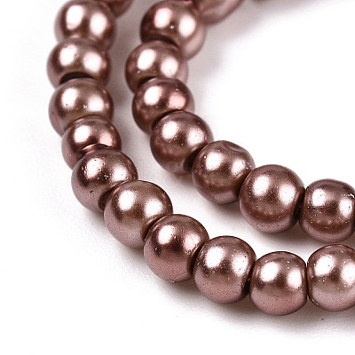 Baking Paint Glass Pearl Bead Strands X1-HY-Q003-3mm-92-1